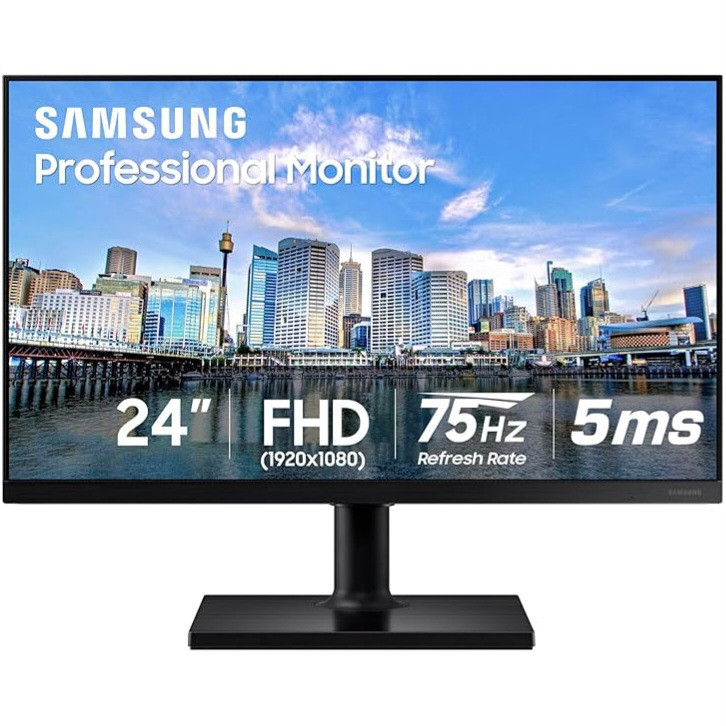 مانیتور استوک سامسونگ 24اینچ مدل F24T454FQN
